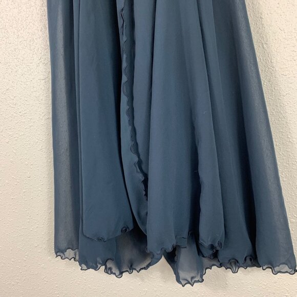 Vintage 90’s/Y2K Victoria’s Secret Black Lace and Sheer Babydoll Whimsigoth Slip - Picture 6 of 8